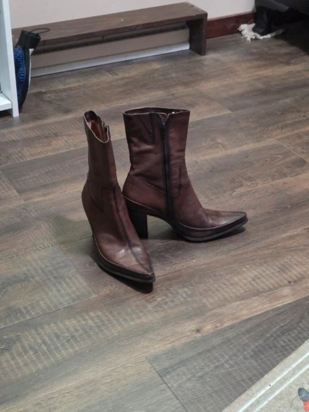 Diba brown boots womens